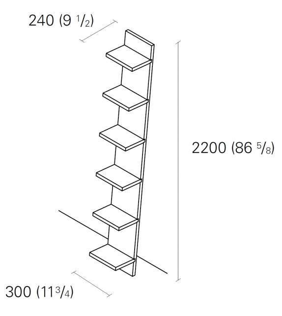 SH01 Mate E15 Bookshelf