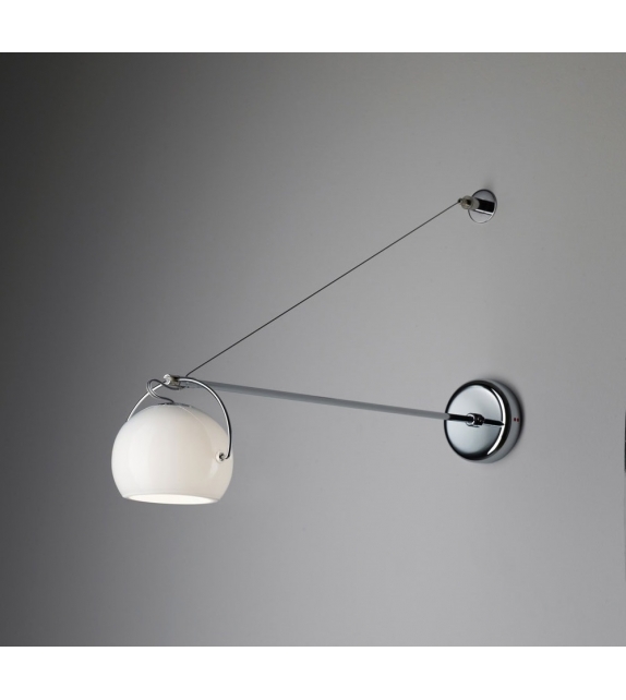 Beluga White D57 Fabbian Wall Lamp