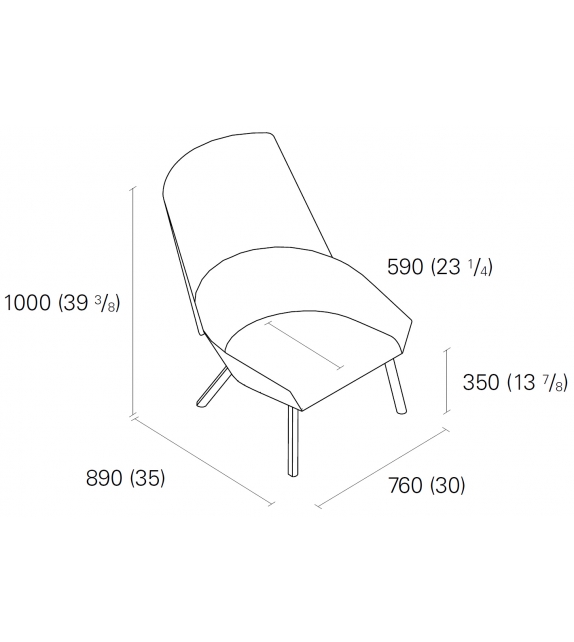 EC03 Eugene E15 Fauteuil
