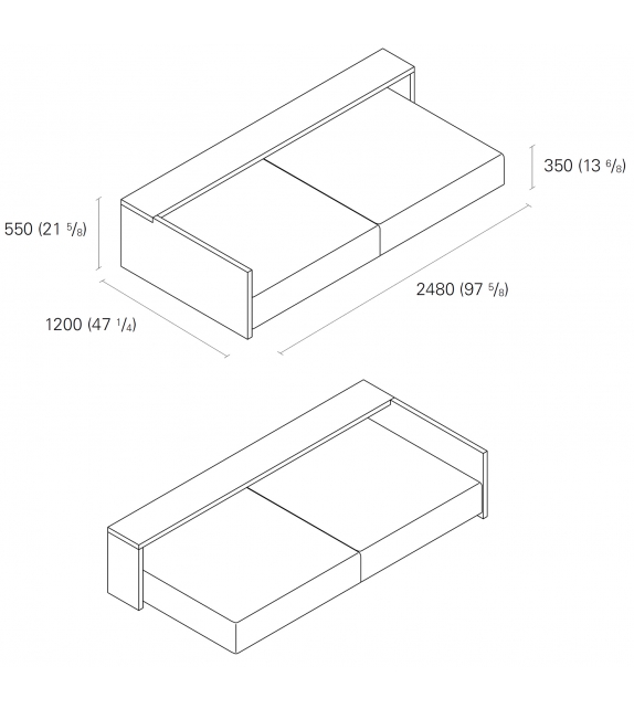 SF02 Kashan E15 Chaise Longue