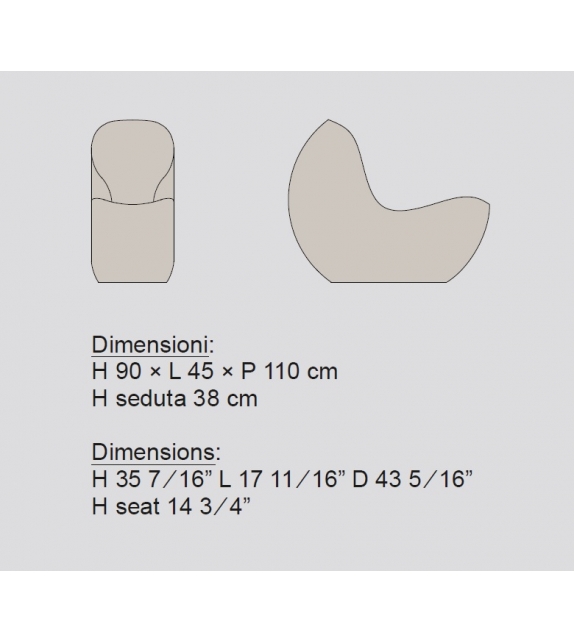 Nautile laCividina Fauteuil