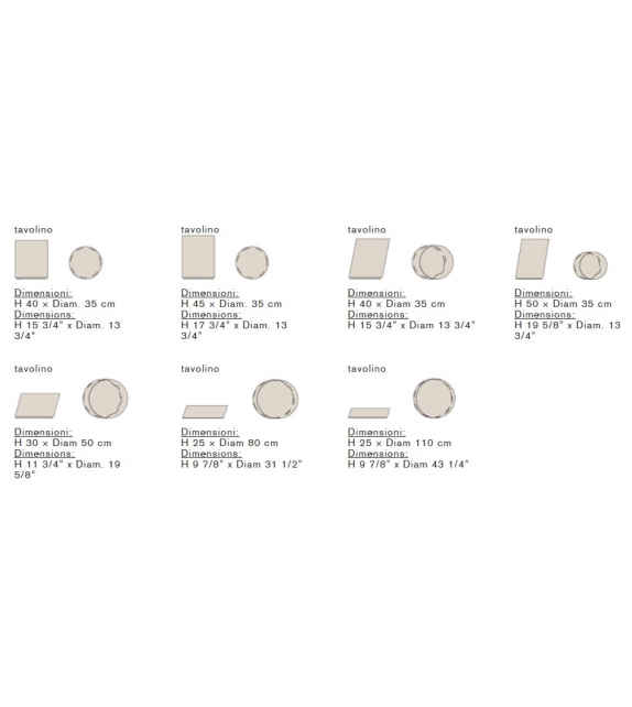 Scancarò laCividina Coffee Table