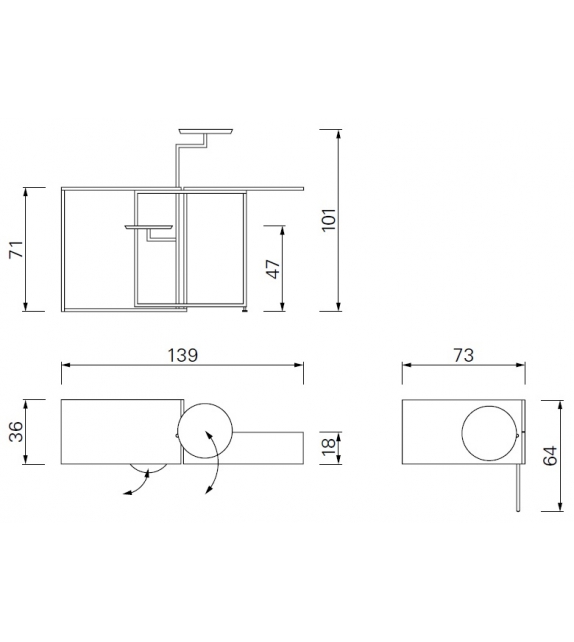 Rivoli ClassiCon Mesa Auxiliar
