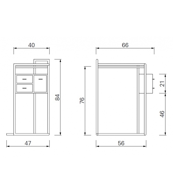 Petite Coiffeuse ClassiCon Schminkstisch