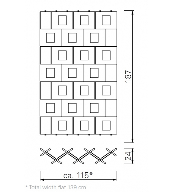Brick Screen ClassiCon Wandschirm