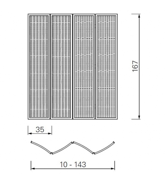 Folding Screen ClassiCon Separè