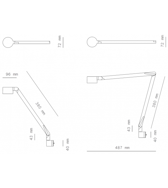 Winkel w127br Wastberg Lámpara de Pared