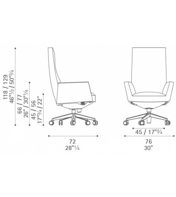 Chancellor President Poltrona Frau Fauteuil