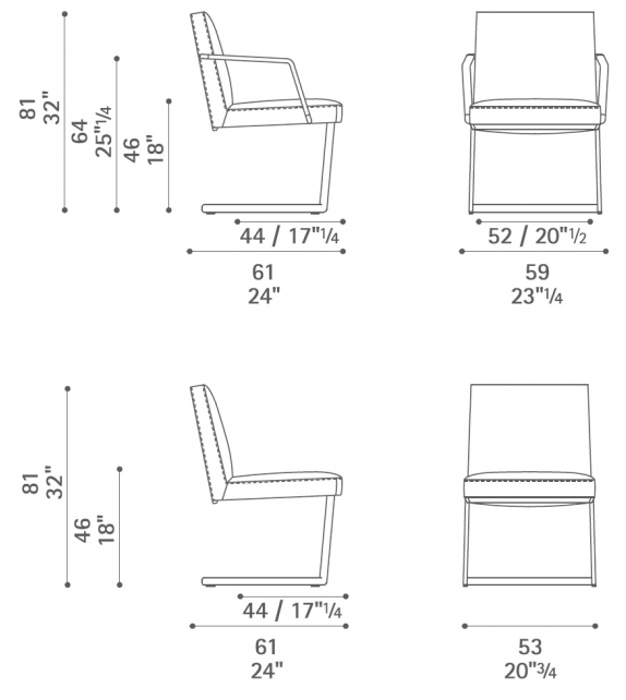 Chancellor Conference Poltrona Frau Butaca