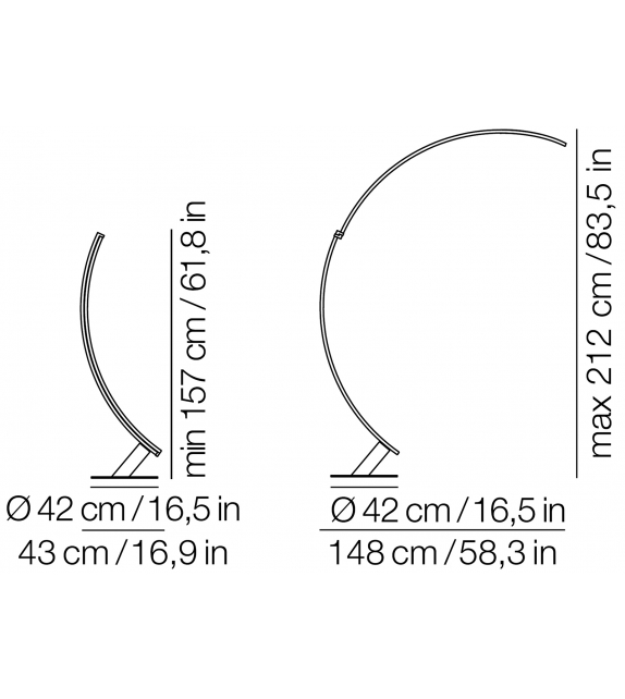 Kyudo Kundalini Floor Lamp