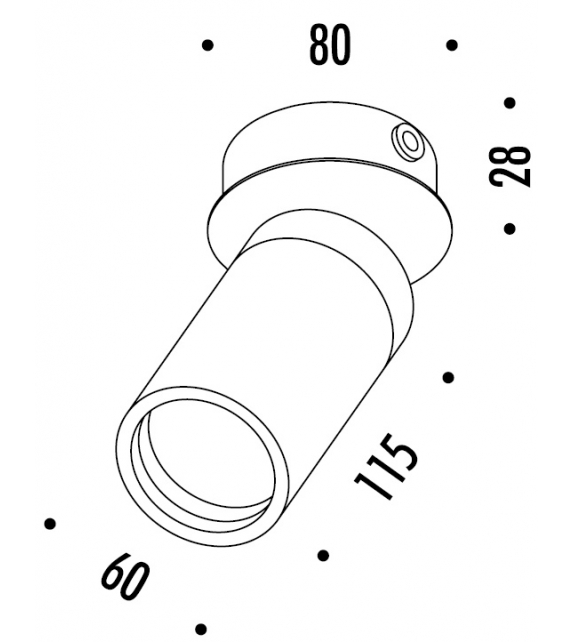 Dot Sistema Davide Groppi Lampada da Soffitto