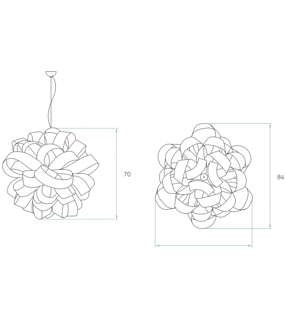 Agatha SB Ball LZF Hängeleuchte