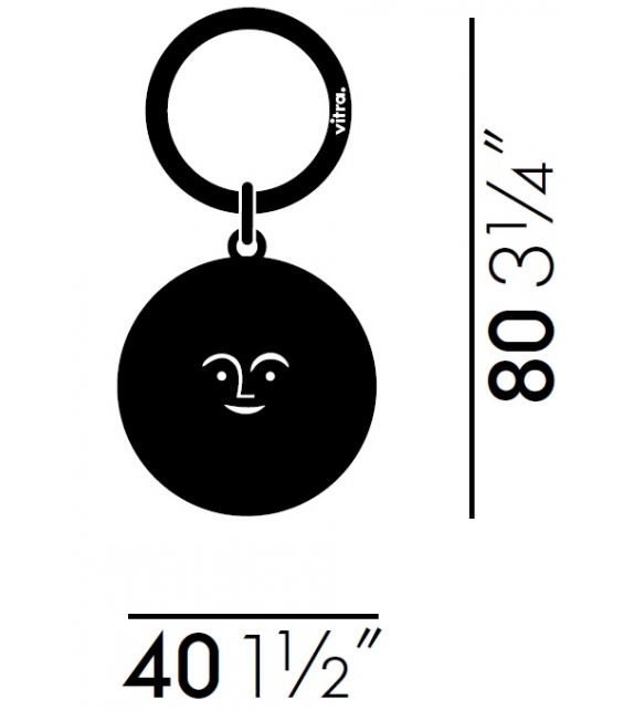Key Ring Sun Vitra llavero