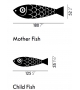 Pesce Mamma e Figlio Wooden Dolls Vitra