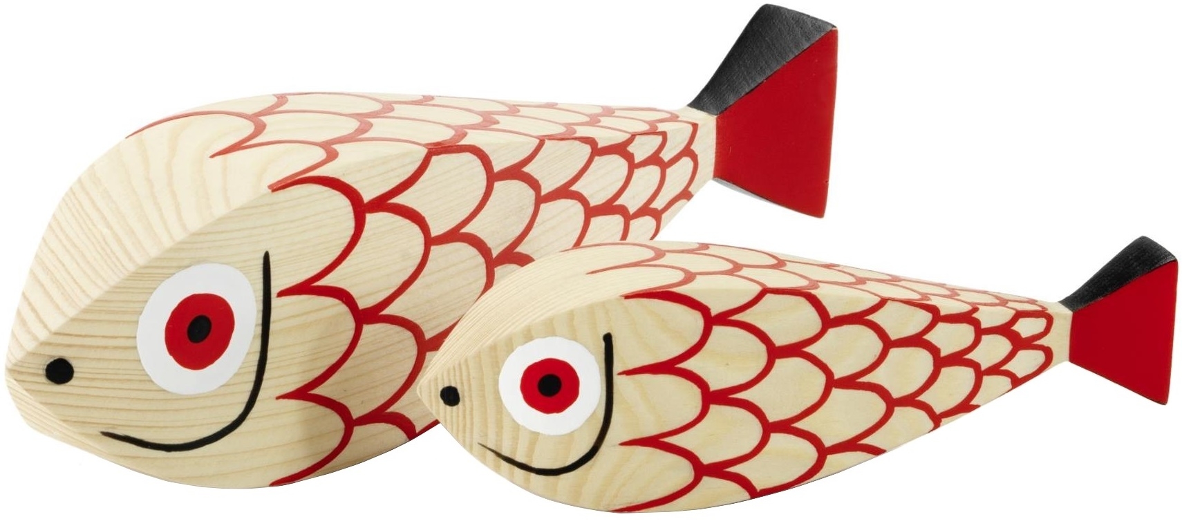 vitra wooden dolls　マザーフィッシュ&チャイルド Mother Fish & Child Wooden Dolls Vitra - Miliashop