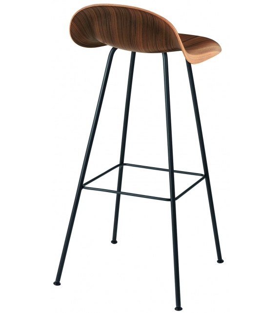 3D Gubi Stool with Metal Base
