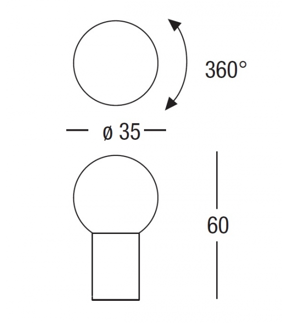 Je Suis Penta Table Lamp