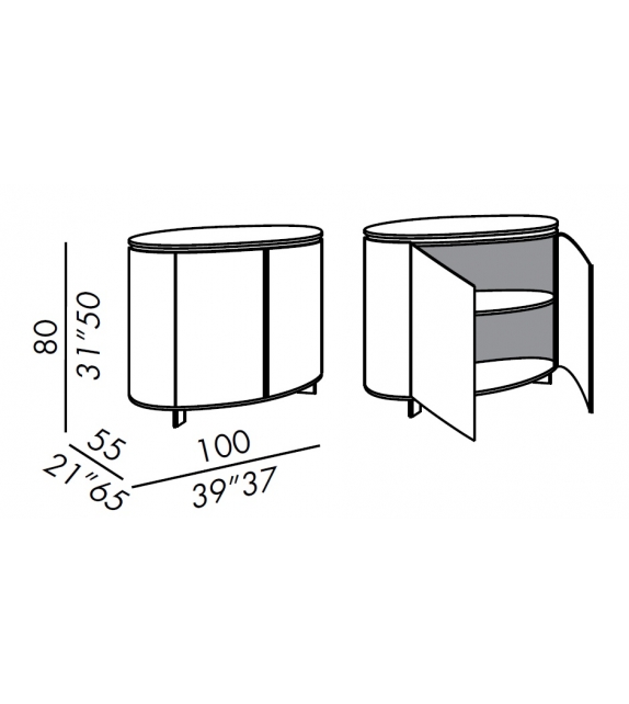 Elliot Meridiani Sideboard