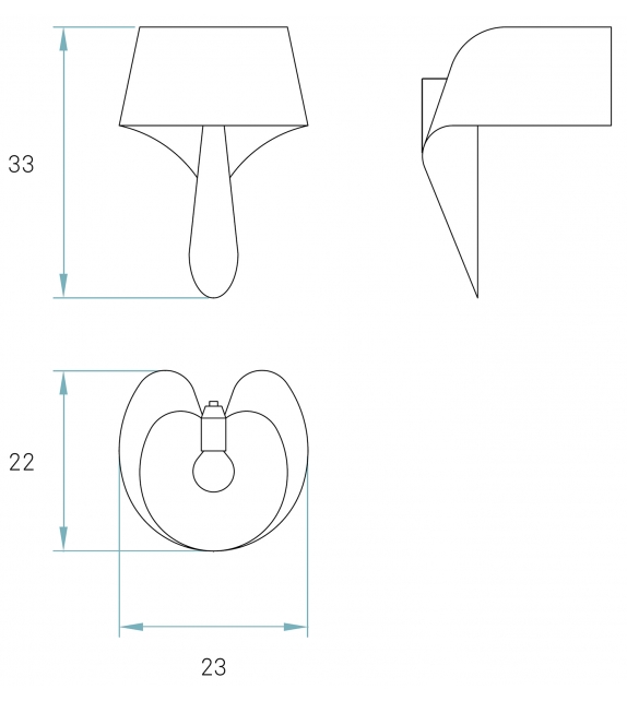 Air A LZF Lámpara de Pared