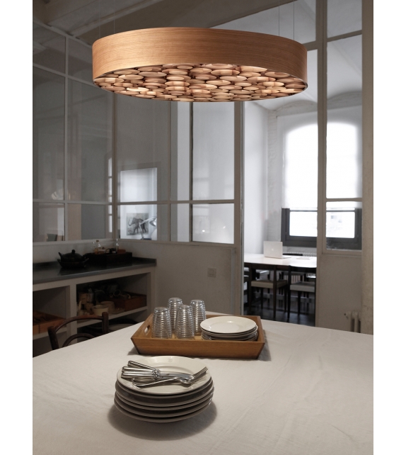 Spiro Wood LZF Lampada a Sospensione