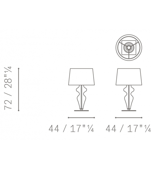 Holly Poltrona Frau Table Lamp