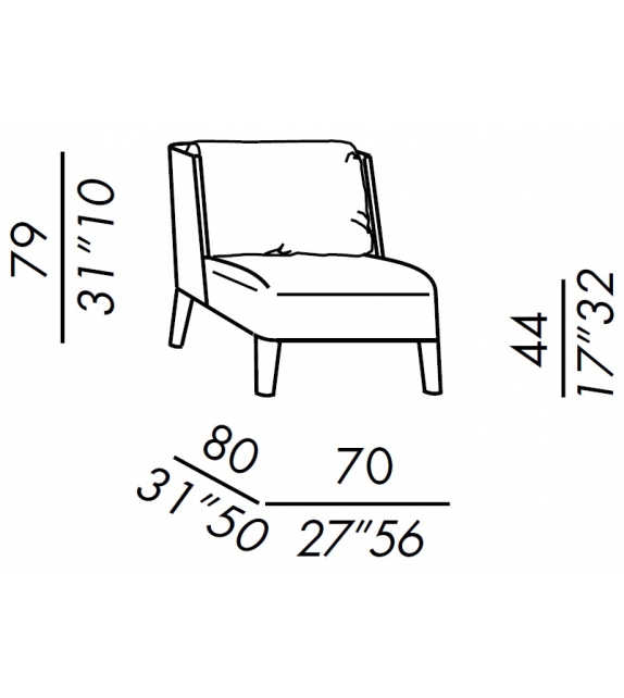 Cecile Meridiani Armchair
