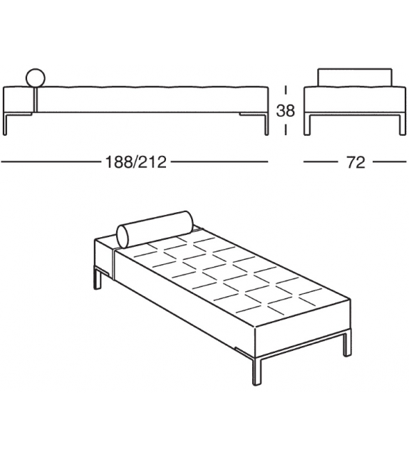 1326 Alfa Zanotta Dormeuse
