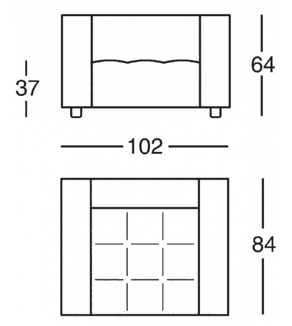 1243 Kilt 84 Zanotta Sessel