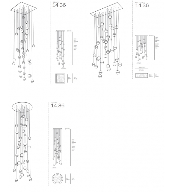 14. 36 Bocci Pendant