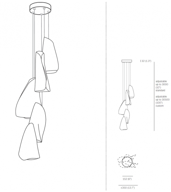 21. 5 Bocci Hängelampe