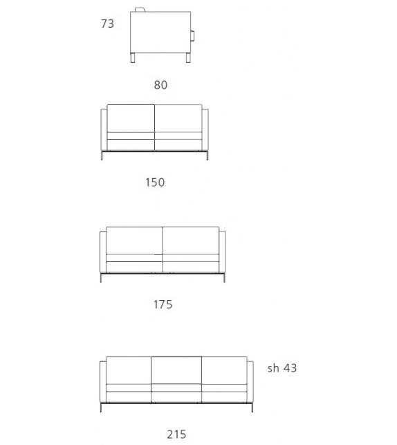 Foster 500 Walter Knoll Sofa