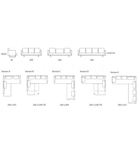 Prime Time Walter Knoll Modulsofa