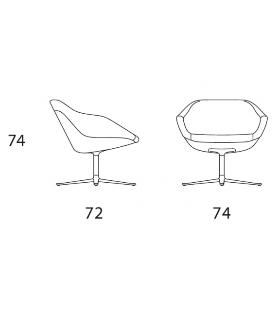 Turtle Walter Knoll Sillón
