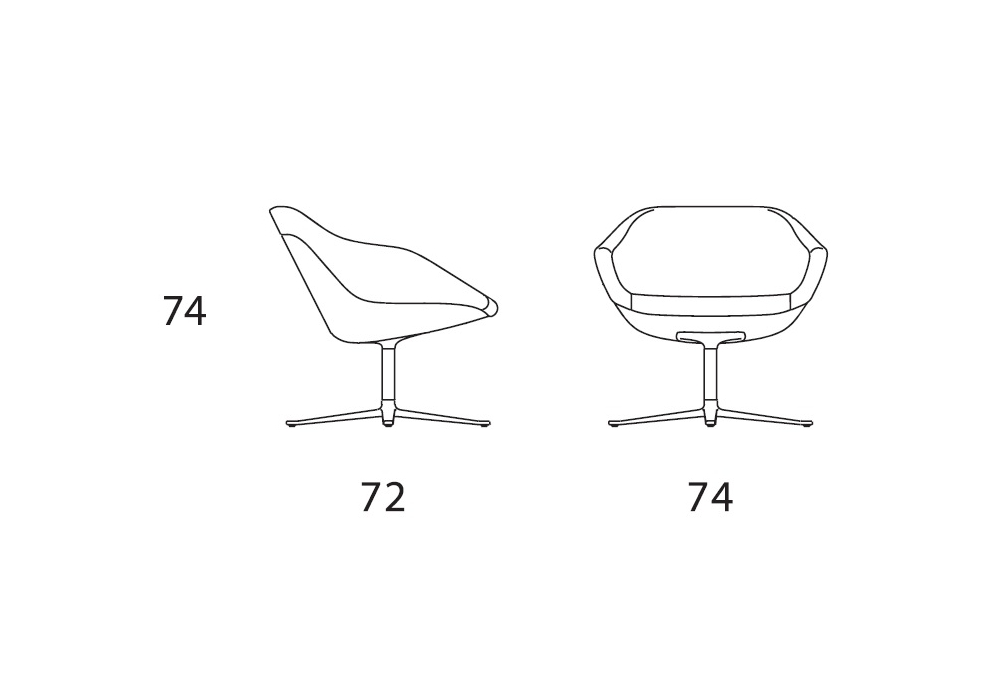 Turtle Walter Knoll Lounge Chair Milia Shop