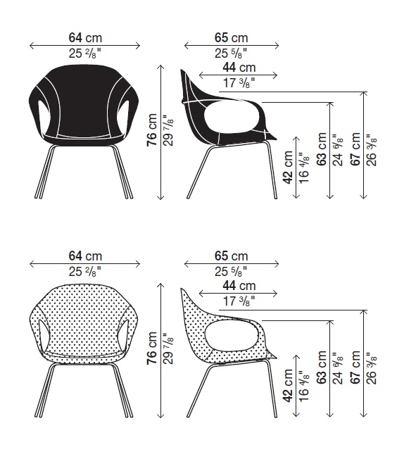Elephant Kristalia Upholstered Lounge Armchair