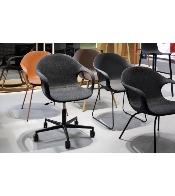 Elephant Kristalia Fauteuil Tapissé avec Roulettes