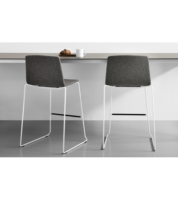 Rama Kristalia Taburete Tapizado Trineo