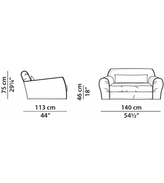 Housse Extra Baxter Armchair