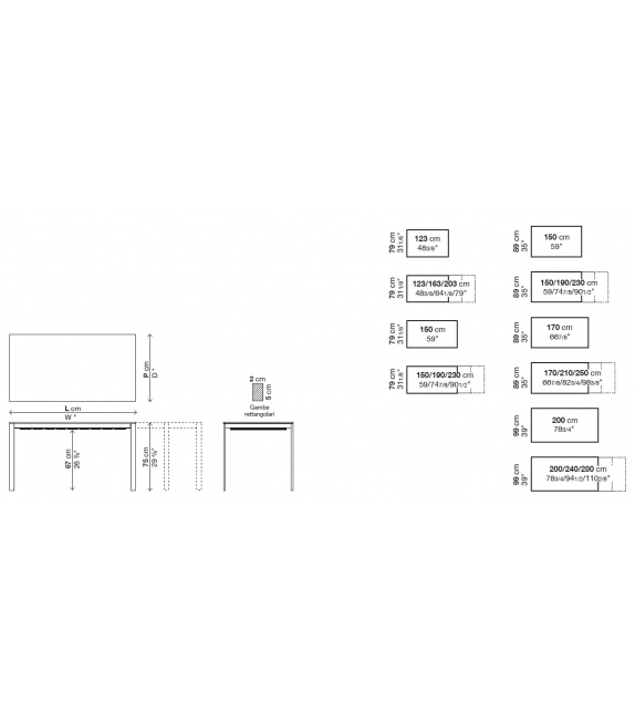 Be-Easy Table Kristalia