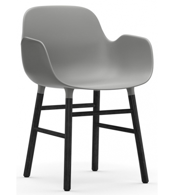 Form Normann Copenhagen Sessel mit Holzbeine