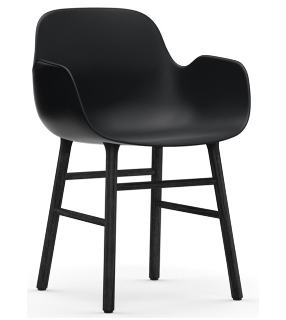 Form Normann Copenhagen Silla con Patas de Madera