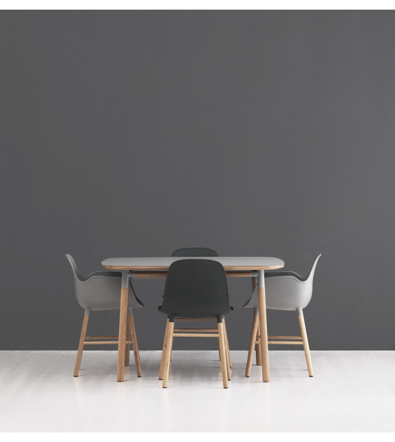 Form Normann Copenhagen Silla con Patas de Madera