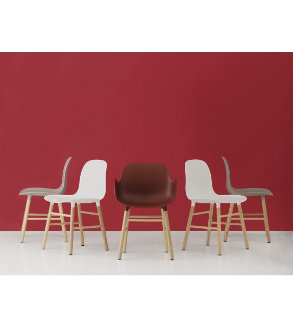 Form Normann Copenhagen Silla con Patas de Madera