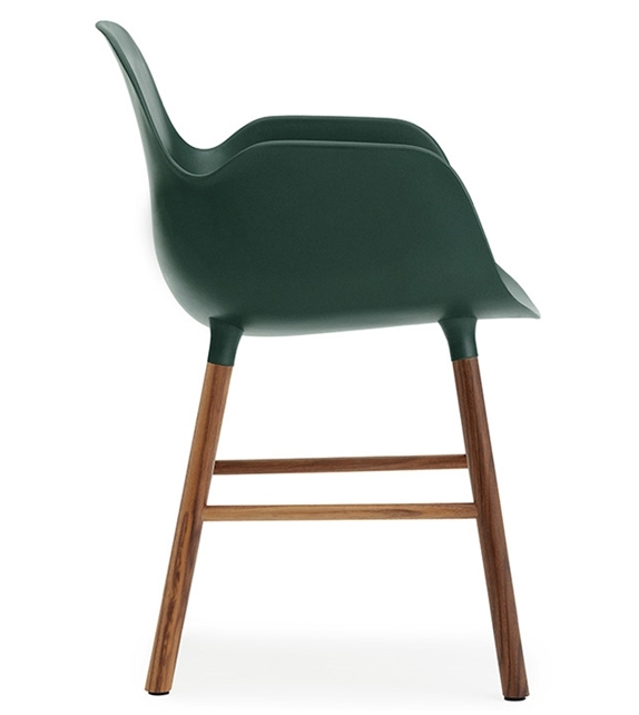 Form Normann Copenhagen Silla con Patas de Madera