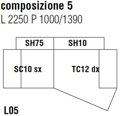 L05_ 225 x 100/139 cm