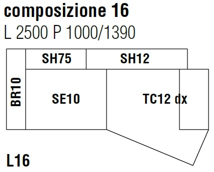 L16_ 250 x 100/139 cm