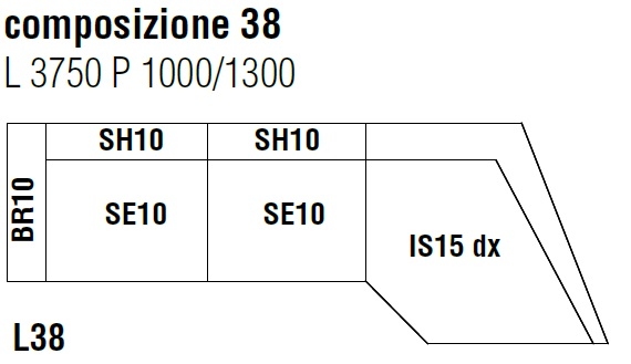 L38_ 375 x 100/130 cm