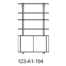 Syil_ 123 x 47 x H 194 cm (123-A1-194)
