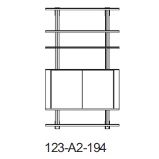 Syil_ 123 x 47 x H 194 cm (123-A2-194)