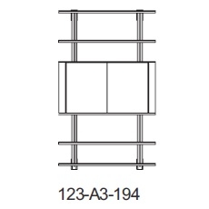 Syil_ 123 x 47 x H 194 cm (123-A3-194)